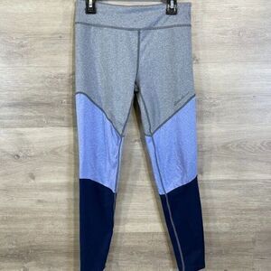 Eddie Bauer Girls Leggings‎ Size Large Colorblock Activewear Performance Pull-On